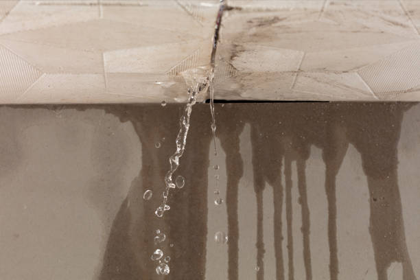 Professional Water Damage Restoration technician working in Monroe, OH